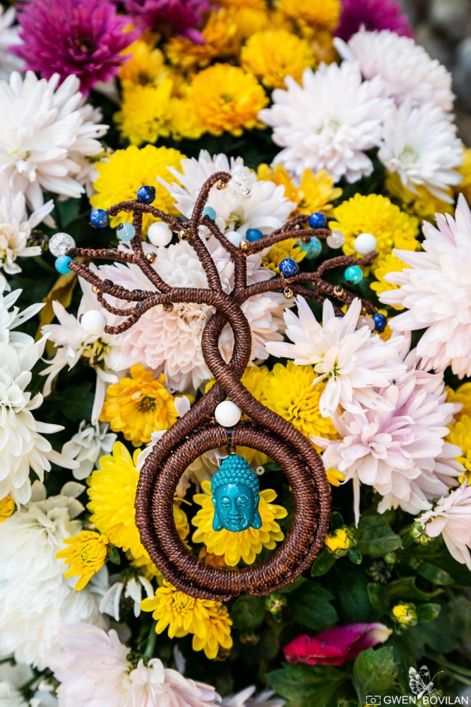 Arbre macramé bouddha