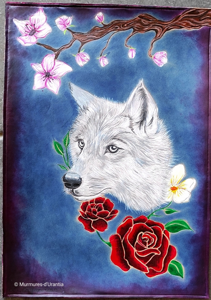 Toile cuir loup