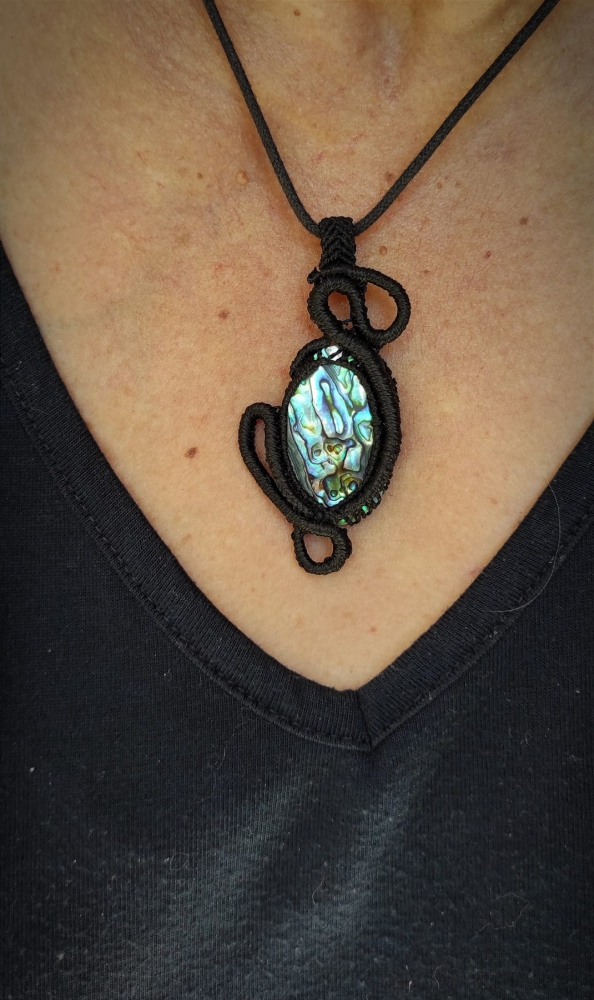 Pendentif abalone — vue 1
