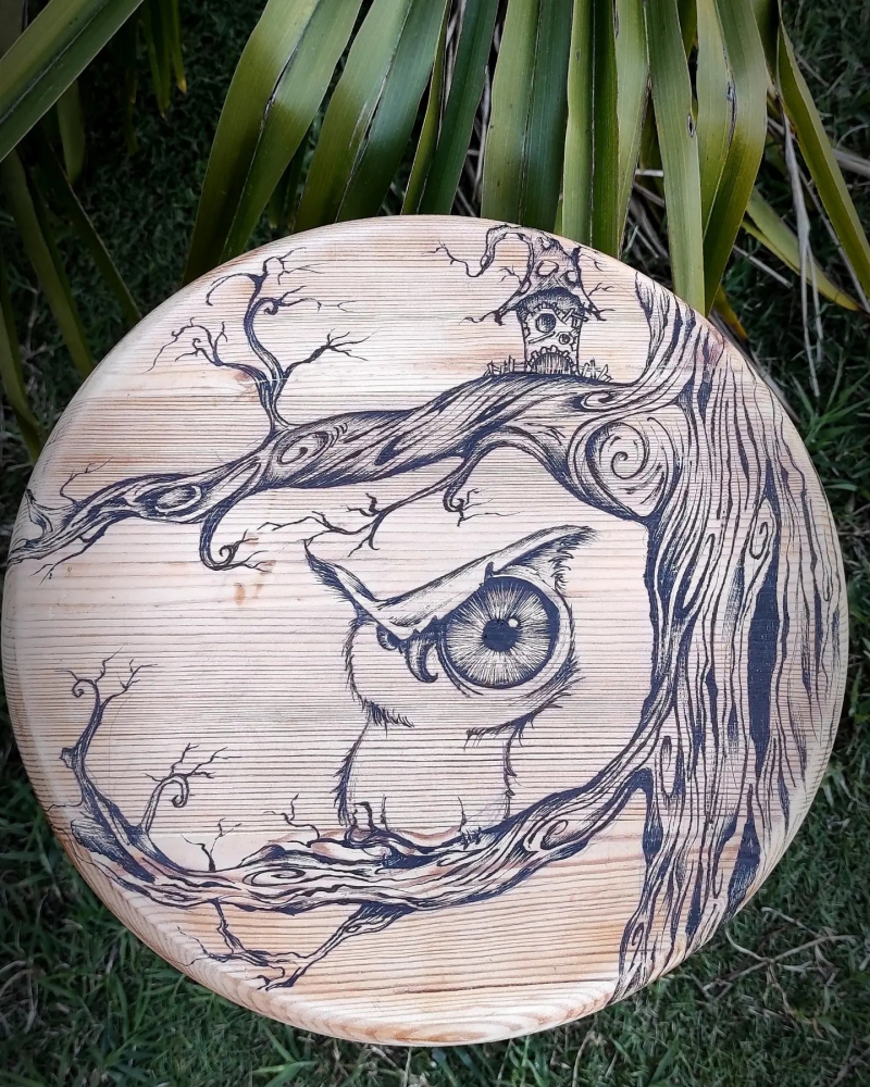 Tabouret Hibou