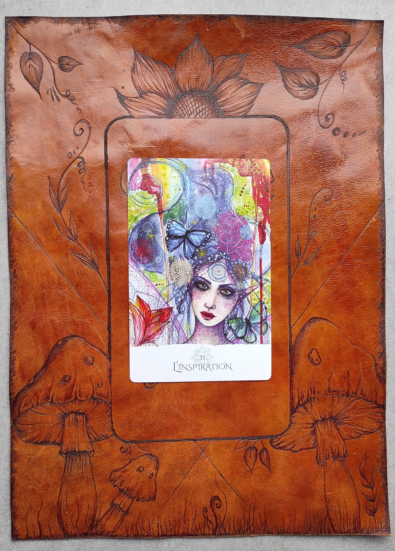 Tapis tirage cuir Champis — vue 1