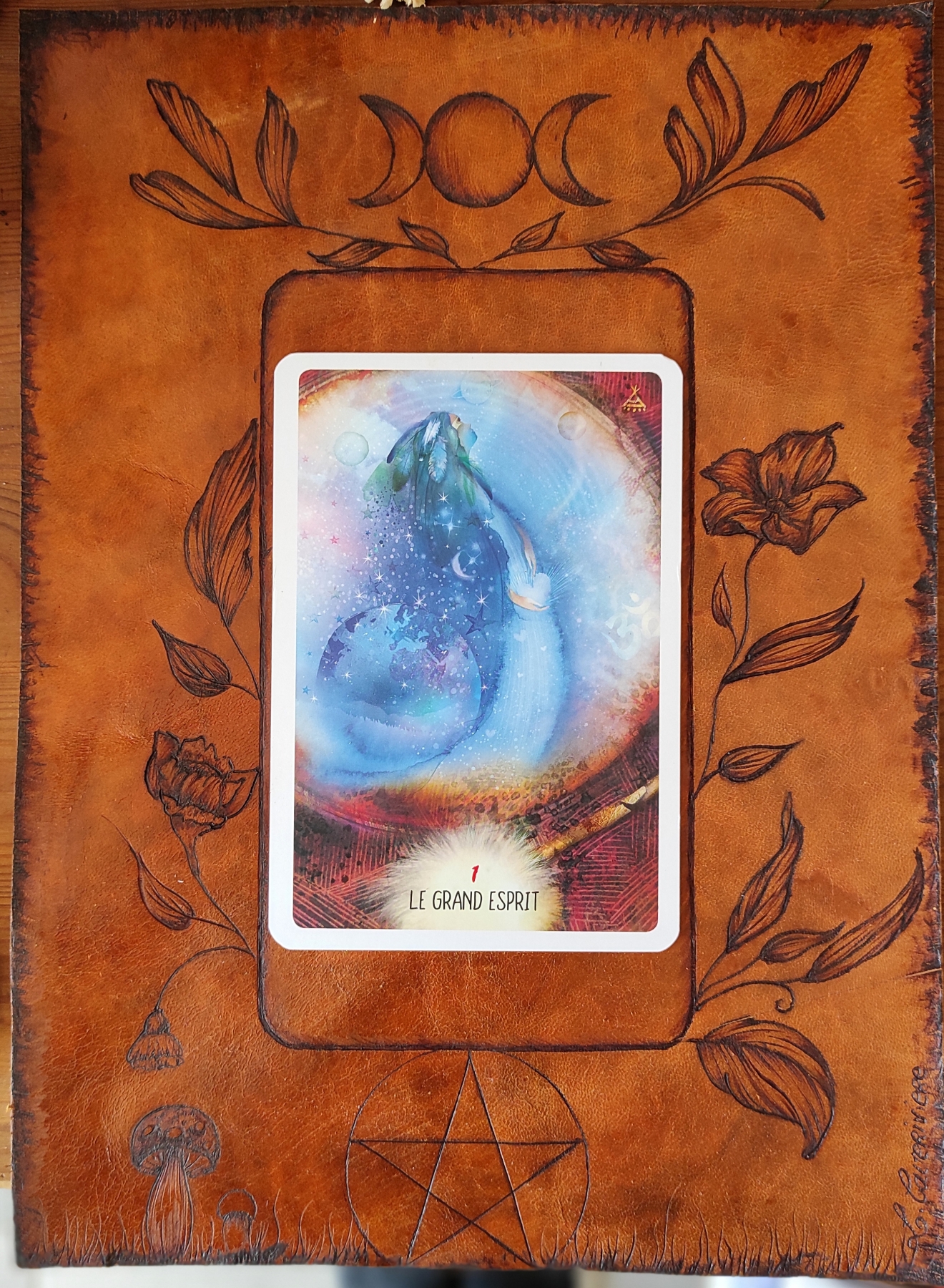 Tapis tirage cuir Pentacle — vue 1